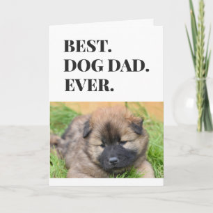 Cartão Dia dos Pais Cachorro Pai Melhor de Todos Foto do 
