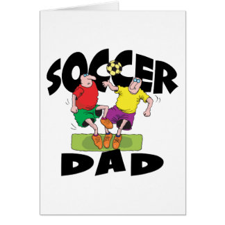 Cartão Dia dos pais engraçado do pai do futebol