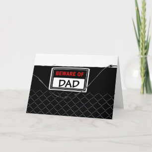 Cartão Dia dos Pais Engraçado Fofo Personalizado Único
