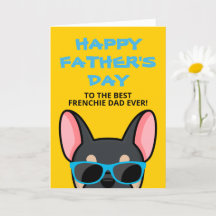 Dia dos Pais Frenchie Bulldog Francês Preto e Bege