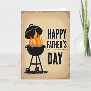 Cartão Dia dos Pais Grill Card Ardente