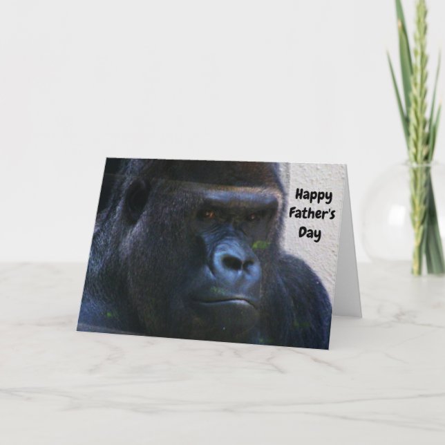 CARTÃO DIA DOS PAIS MACACO GRANDE (Frente)