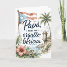 Dia dos Pais Papá Eres Mi Orgullo Boricua