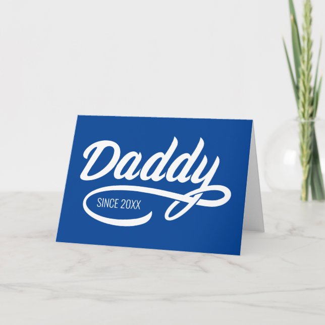 Cartão Dia dos Pais - Papai Desde… (Frente)