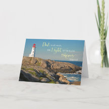 Dia dos Pais para o Papai Farol na Costa Rochosa