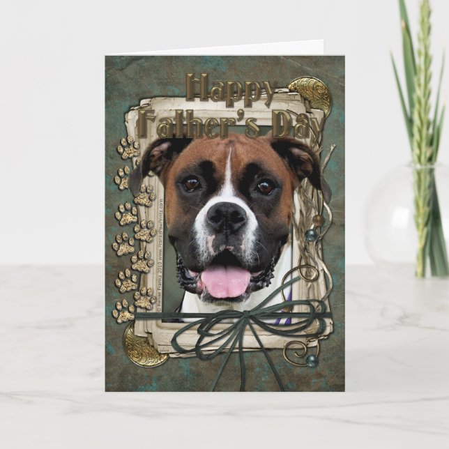 Cartão Dia dos pais - pugilista - Vindy (Frente)