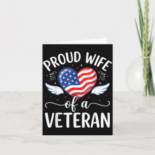 Cartão Dia dos Pais Veterano Patriota dos Estados Unidos