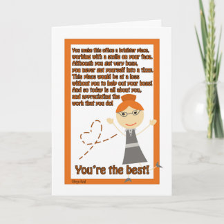 Cartão Dia dos Profissionais de Administração com Verso