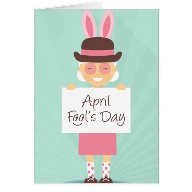 Cartão dia dos tolos de abril (Frente)