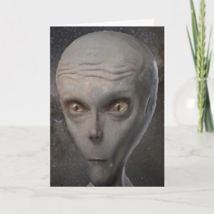 Cartão Dia feliz da abducção do Extraterrestrial - 20 d