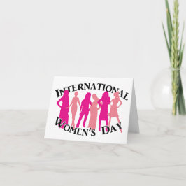 Cartão Dia Internacional da Mulher