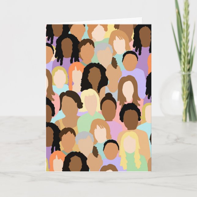 Cartão Dia Internacional da Mulher - 8 de março (Frente)