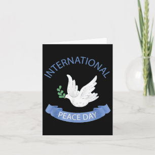 Cartão Dia Internacional Da Paz Na Terra Dia C Da Paz