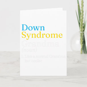Cartão Dia Mundial da Síndrome de Down Para Combater Idei