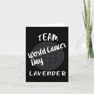 Cartão Dia Mundial Do Cancer De Apoio Para As Mulheres