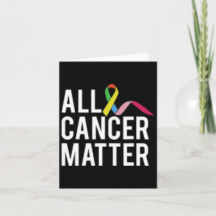 Cartão Dia Mundial do Cancer do Problema de Todos os Canc