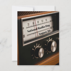 Cartão Dia Nacional da Rádio