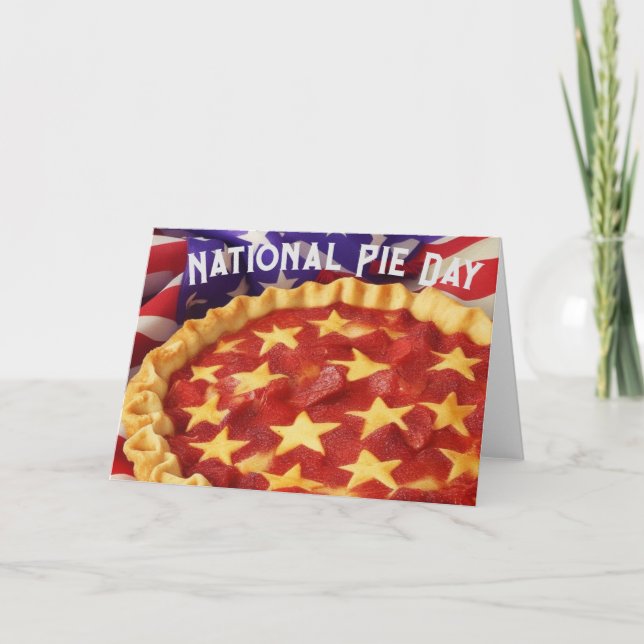 Cartão Dia Nacional da Torta (Frente)