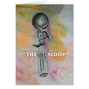 Cartão Dia Nacional do Sorvete, Prontos para a colher?