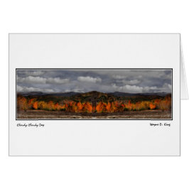 Cartão Dia nebuloso, nebuloso