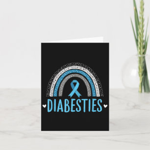 Cartão Diabesidades Engraçadas Sensibilização para Diabet