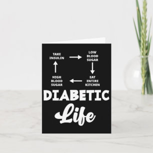 Cartão Diabetes Diabéticos Tipo 1 Diabetes T1d Awarenes