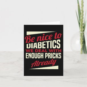 Cartão Diabetes Tipo 1 Diabetes T1d Sensibilização para o