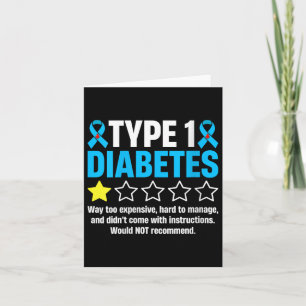 Cartão Diabetes Tipo 1 Feminino Muito Caro Difícil De M