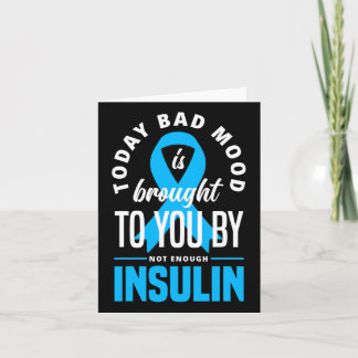 Cartão Diabetes Tipo Um Diabetes T1d Diabetes Divertidos