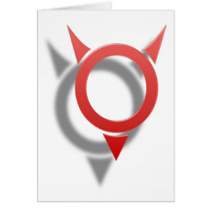 Cartão Diabo aumentado