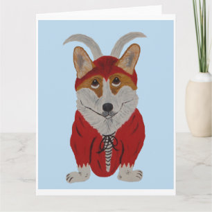 Cartão Diabo Corgi