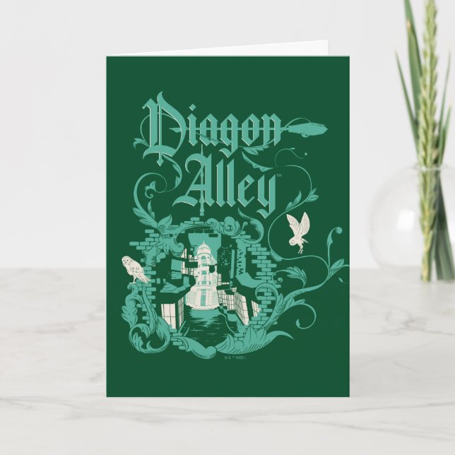 Cartão DIAGON ALLEY™ Gráfico Vintage (Frente)