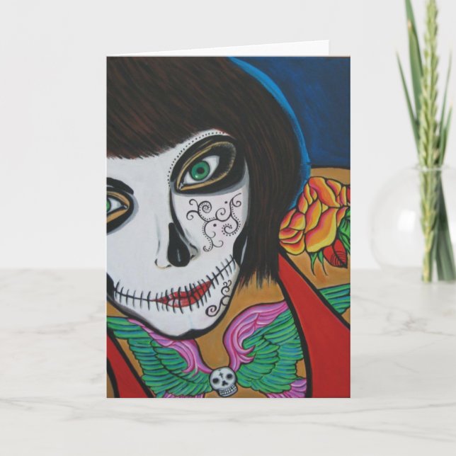 Cartão Diâmetro De los Muertos (Frente)