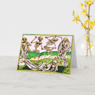 Cartão Diâmetro De Los Muertos Cartão-Danse macabrament