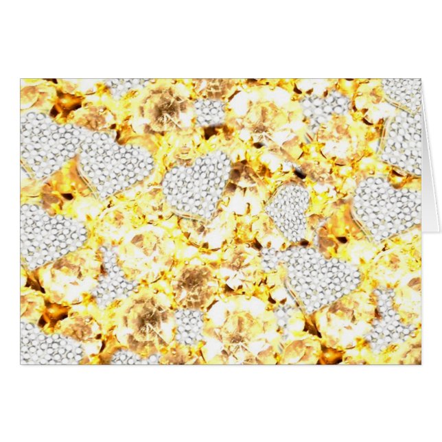 CARTÃO DIAMOND BLING! (Frente Horizontal)