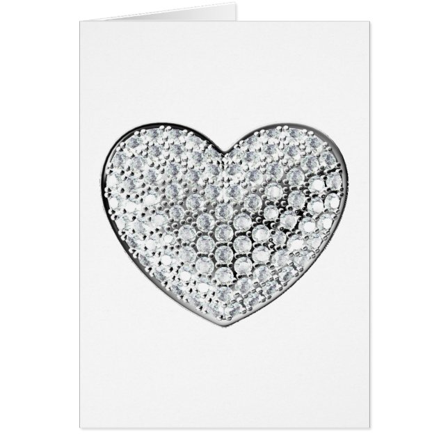 Cartão Diamond Heart (Frente)
