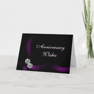 Cartão Diamonds on Black3 - personalize or customize