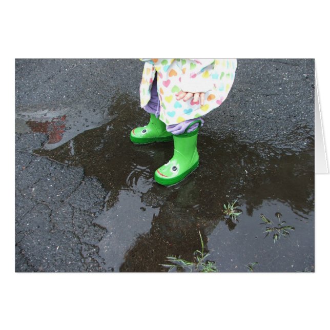 Cartão Dias de Chuva (Frente Horizontal)