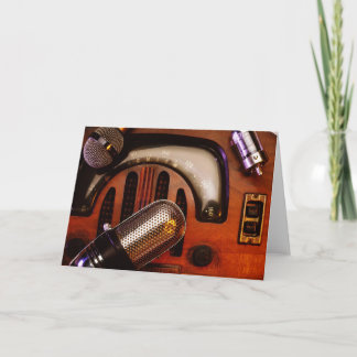 Cartão Dias de rádio