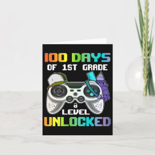 Cartão Dias De Videos games De Jogador Desbloqueados No N