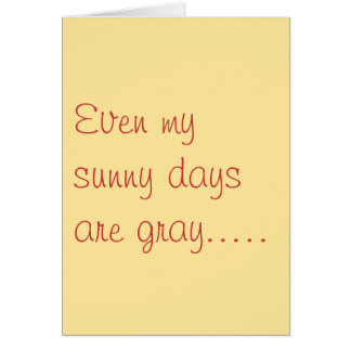 Cartão Dias ensolarados