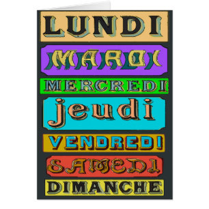 Cartão Dias Franceses