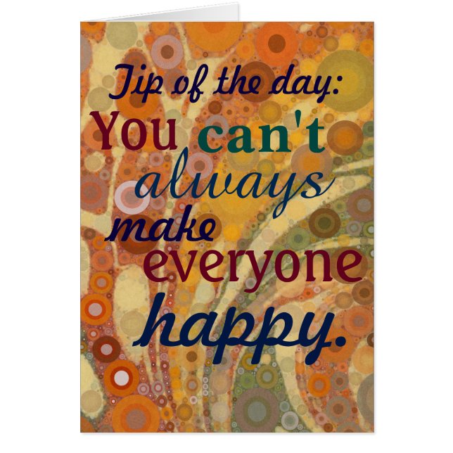 Cartão Dica do Terapêutica de Massagem Diária (Frente)