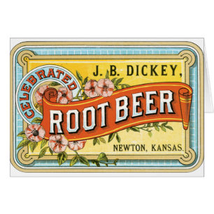 Cartão Dickey Root Beer