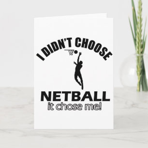 Cartão Didn't choose Netball