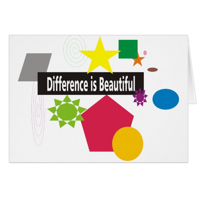 Cartão Diferença (Frente Horizontal)