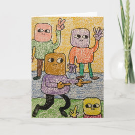 Cartão Different People Tillykke med fødselsdagen Card