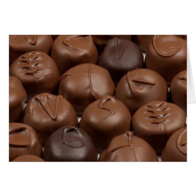 Cartão Diga isso com Chocolate! (Frente horizontal)