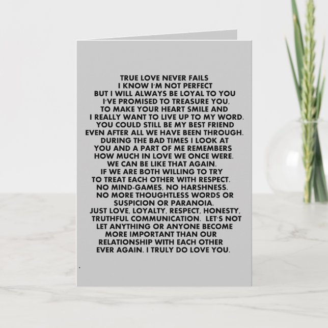 CARTÃO DIGA-O COMO SE FOSSE AMOR COLOCAR RELAÇÕES TENTAND (Frente)