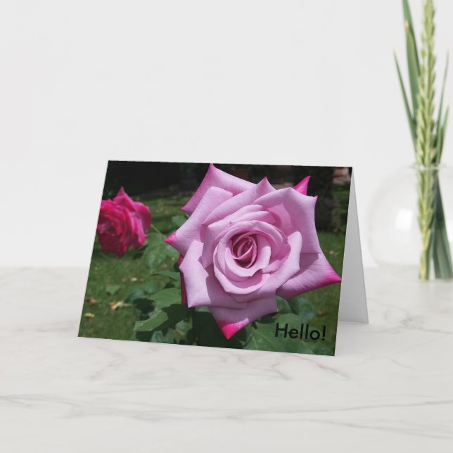 Cartão Diga "Olá" Aos Seus Amigos (Frente)